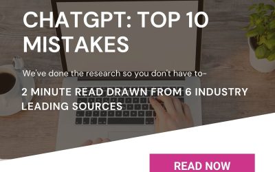 CHATGPT: Top 10 mistakes