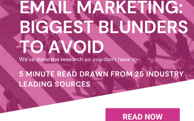 Email Marketing: Biggest blunders to avoid